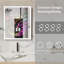 Surface Frameless LED Davaughn Mirror With 2 Adjustable Shelf & Bluetooth Speaker-1798790796