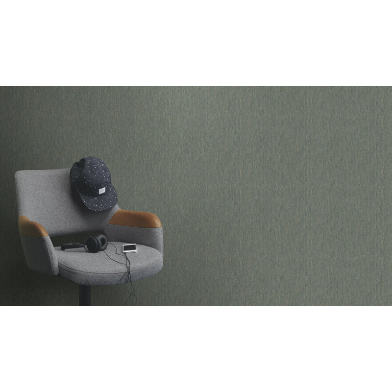 Papier peint texturé en tissu, Vert