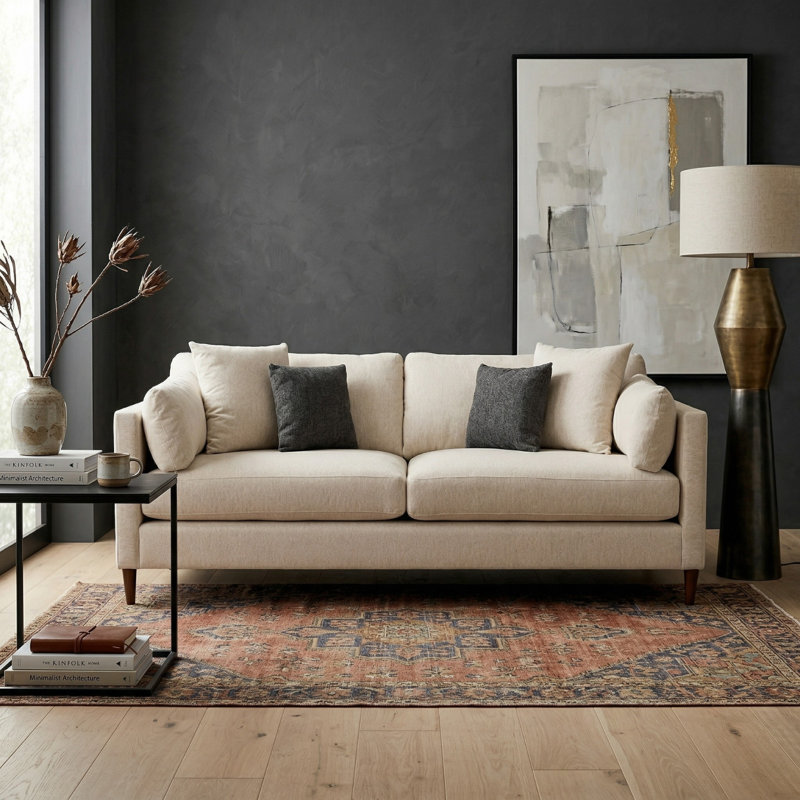 Olnek Upholstered 96'' Sofa