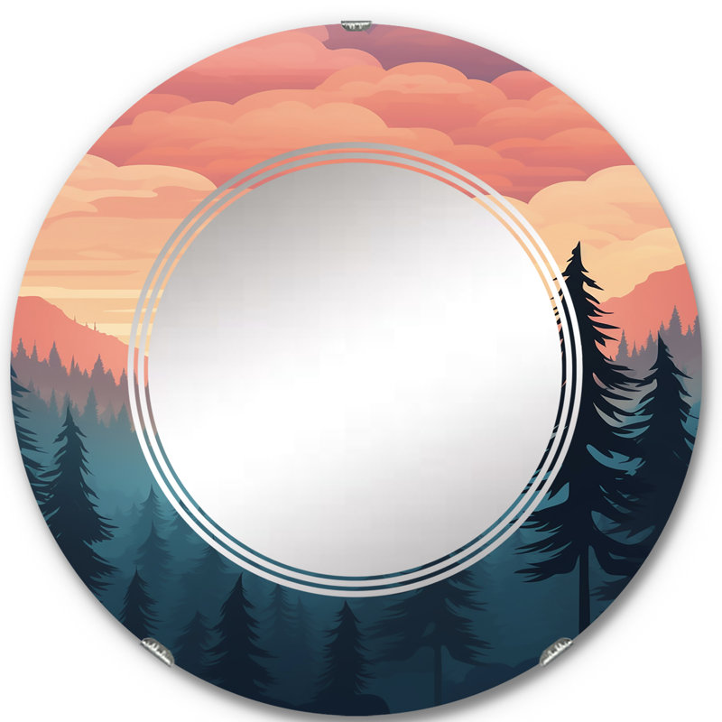 Miroir mural Zurina, 24 po x 24 po