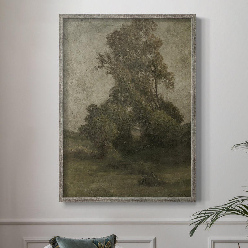 Vintage Landscape CLXXIV Framed Print - Solid Wood