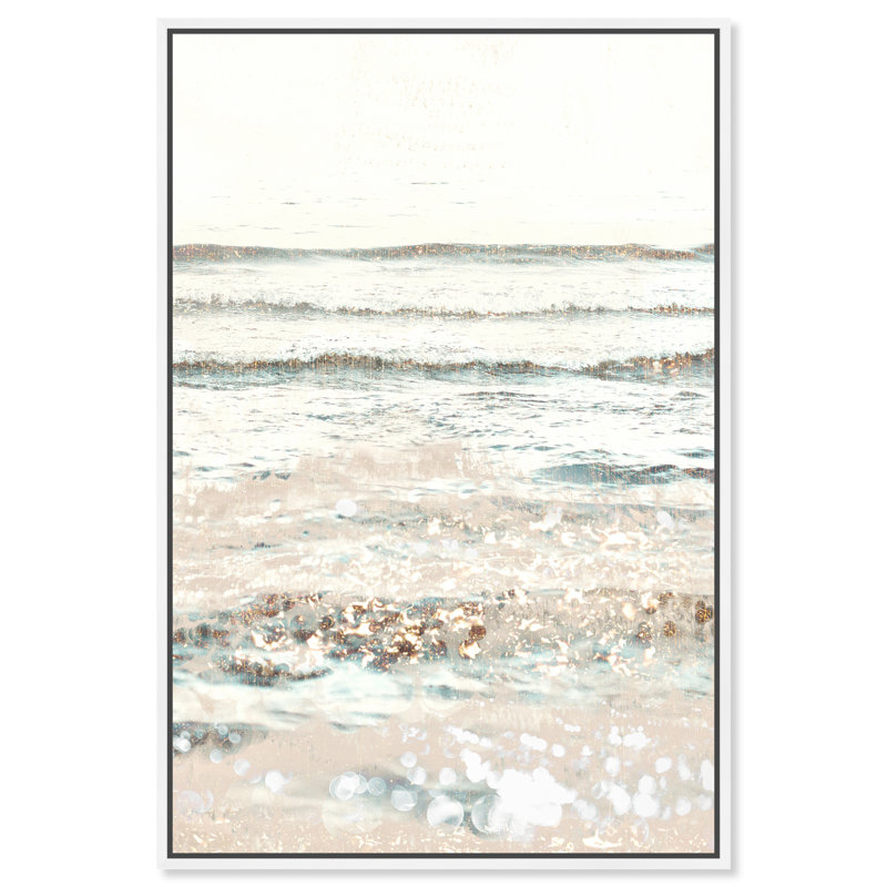 «Swim In Jeweled Waters», photographie sur toile à cadre flottant, H 45 po x l 30 po