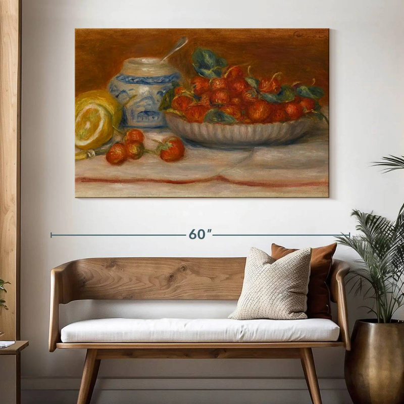 Yarlin Strawberries 1905, 34" H x 51" W