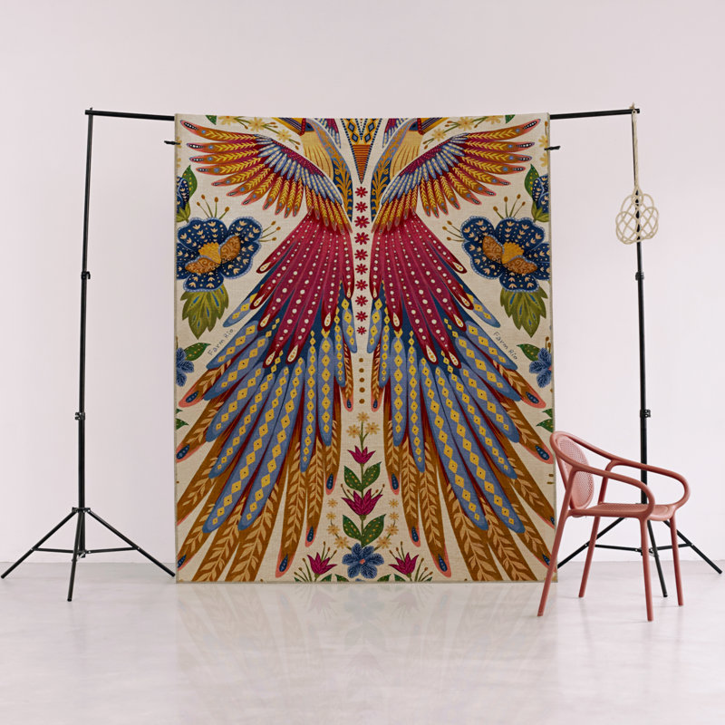 Tapis intérieur / extérieur rectangulaire Salima, Rectangle 3 pi 3 po x 4 pi 11 po