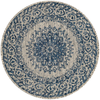 Tapis bleu Contemporary Hitchens