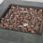 50,000 Square Heating Fireplace - Iron, Rust-, Matte Fire Pit Chic