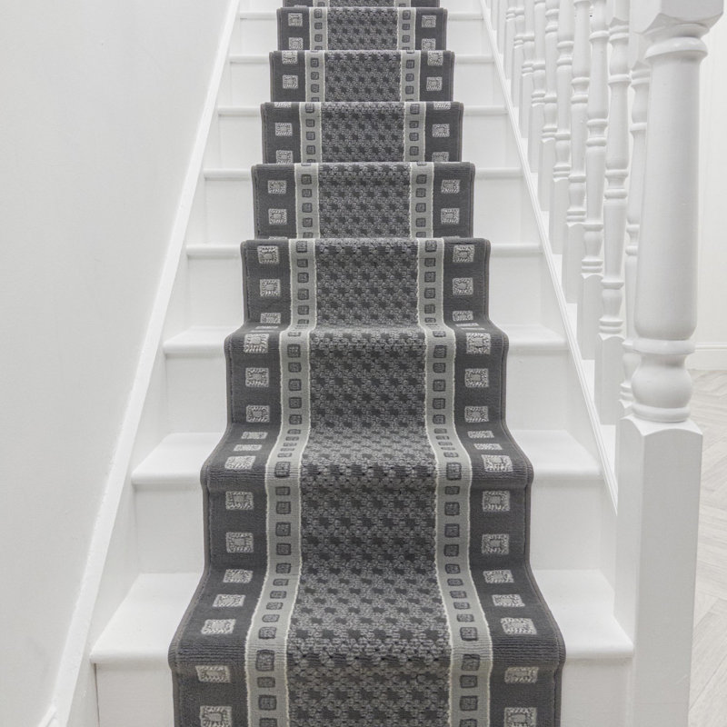 Stair Runner Geometric Area Rug, Stair Runner 60 x 480 cm