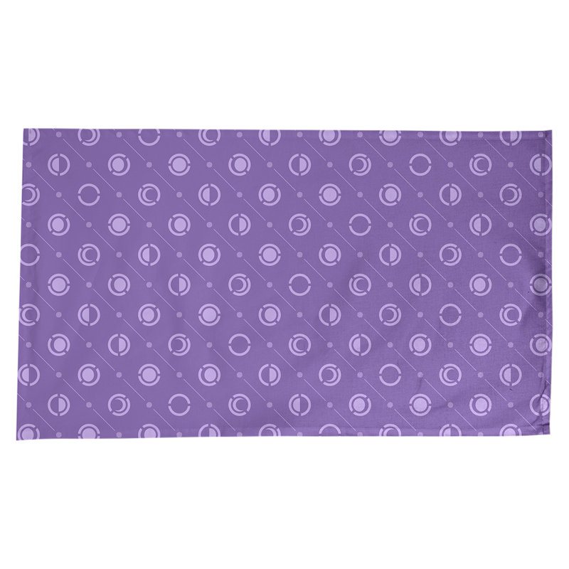 Classic Moon Phases Tablecloth, Purple/White/Violet