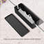 Cable Management Box Cord Organizer Wire Storage Box with Cover Black