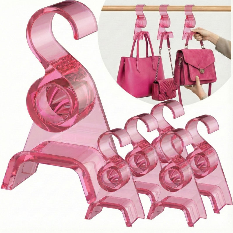 OnDisplay LuxeArch: Support à sac / sac à main / sac à dos en acrylique à arche large de qualité supérieure (rose, 1), Rose