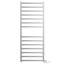 Chauffe-serviettes électrique mural 24 po x 60 po Kontour - nickel brossé, câblé, rails carrés-679266336-679267292-679267293