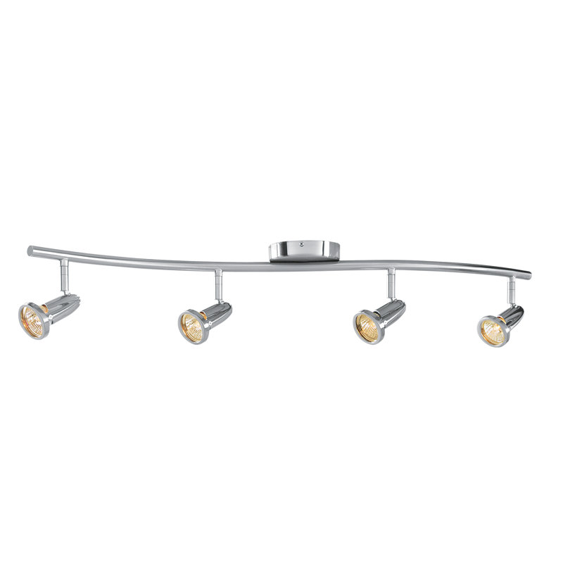 Gaskin 7.5'' 4 -Light Fixed Track Track Kit with Dimmable and Adjustable Head