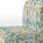 Geometric Harmony Chevron Pattern - Upholstered Abstract Accent Chair and Arm Chair-633360079