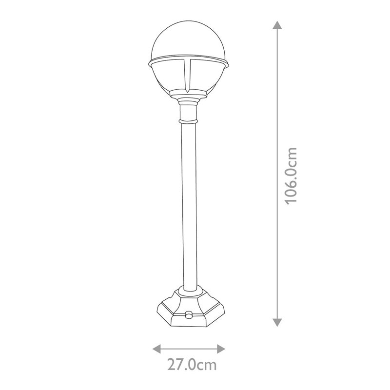 Viane Lamp Post (Full), 106 cm