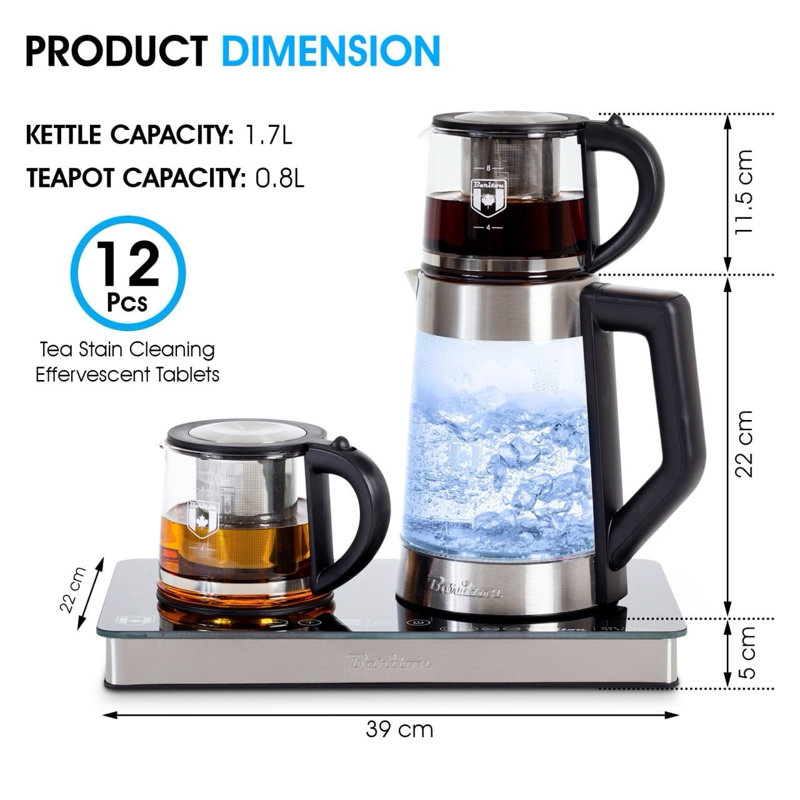 Bariton Electric Tea Maker Model BTM-1795Gs
