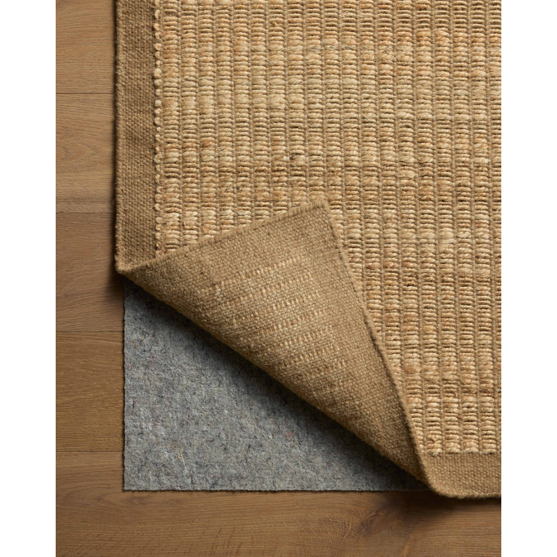 Amber Lewis x Loloi Lilah Natural / Bark Area Rug, Rectangle 5' x 7'6"