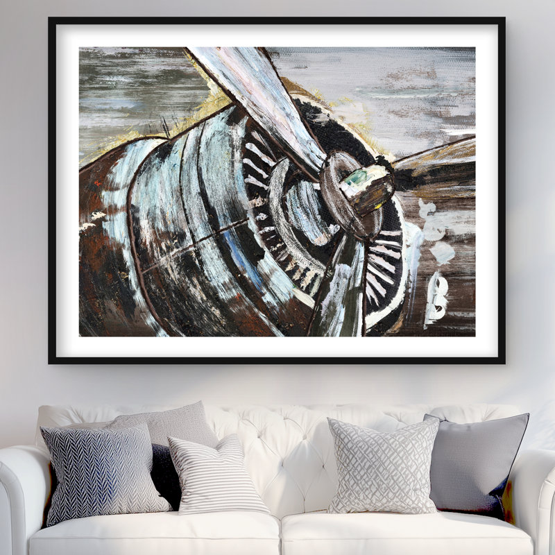 Imprimé matelot hélice d'avion | Décoration d'aviation