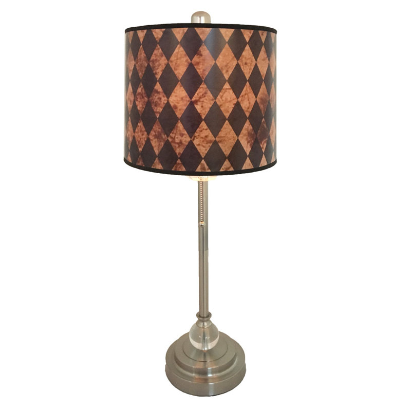 Dimaina Crystal Buffet Lamp, Bronze/Brown