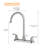 Kitchen Sink Faucet With 2 Handles, 3-Hole Installation