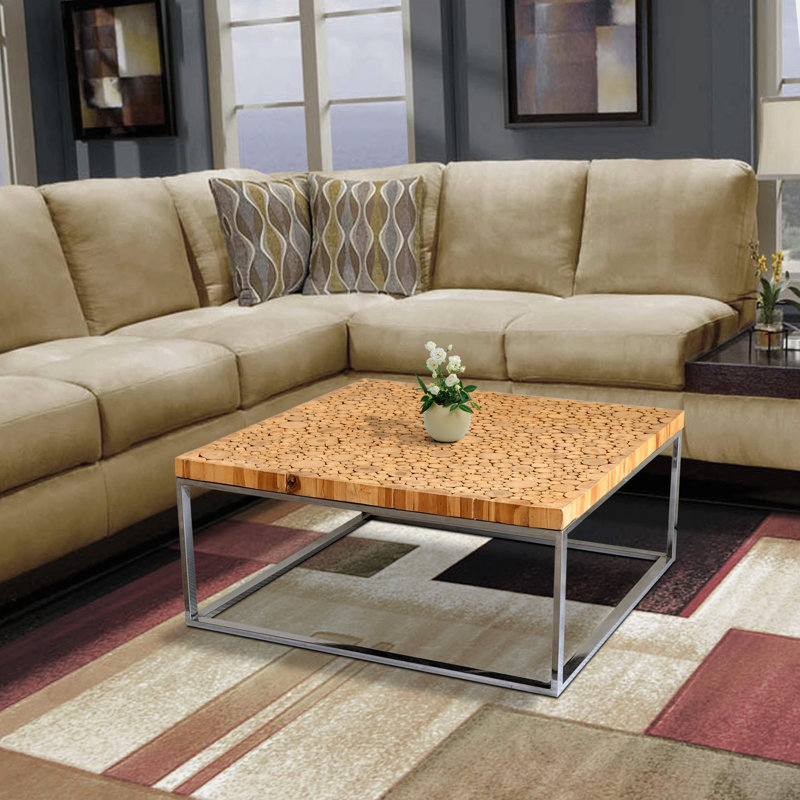 Avigdor Glass Top Single Coffee Table