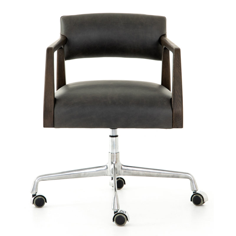 Tyler Leather Swivel Task Chair