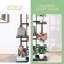 6 Potted Bamboo Plant Stand, Ideal for Indoor & Outdoor Corners - Tall Shelf Display Rack for Your Plants-1066996858