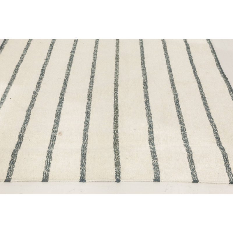 Modern One-of-a-Kind 3'3" X 14'3" New Age Runner Wool Area Rug in