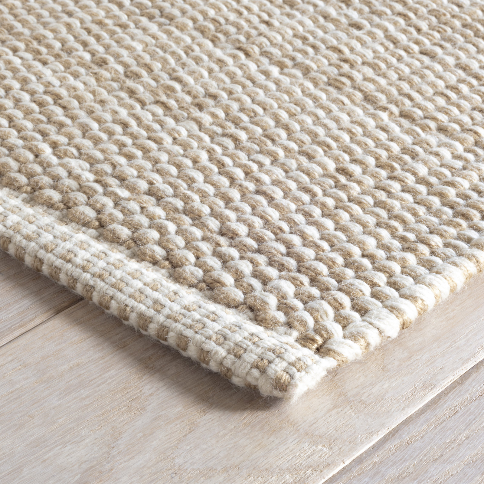 Pebble Handmade Natural Rug, Rectangle 2' x 3'