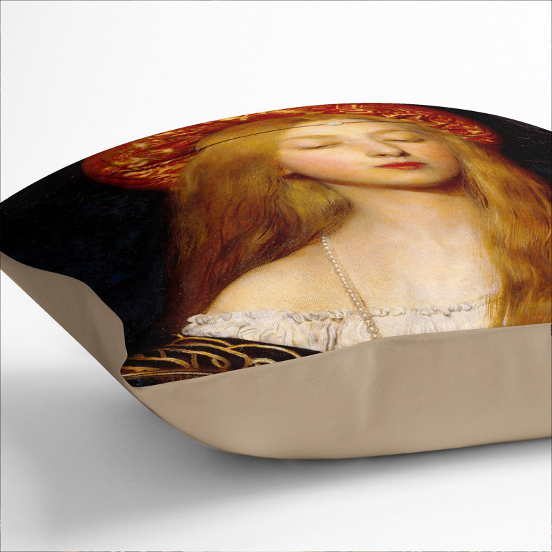 Square Cushion, 40cm H x 40cm W x 15cm D, Stone
