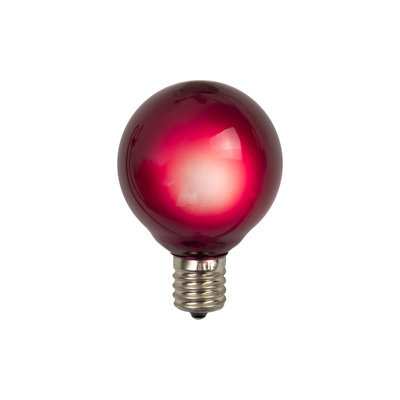Ampoules de rechange multicolores en satin G50