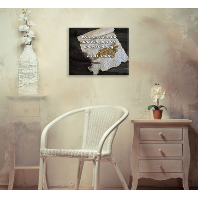 Artsy Quote By A.C.H. Smith Gallery Wrapped Canvas