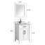 Ensemble de meuble-lavabo simple 24 po avec miroir Lachine-33561516