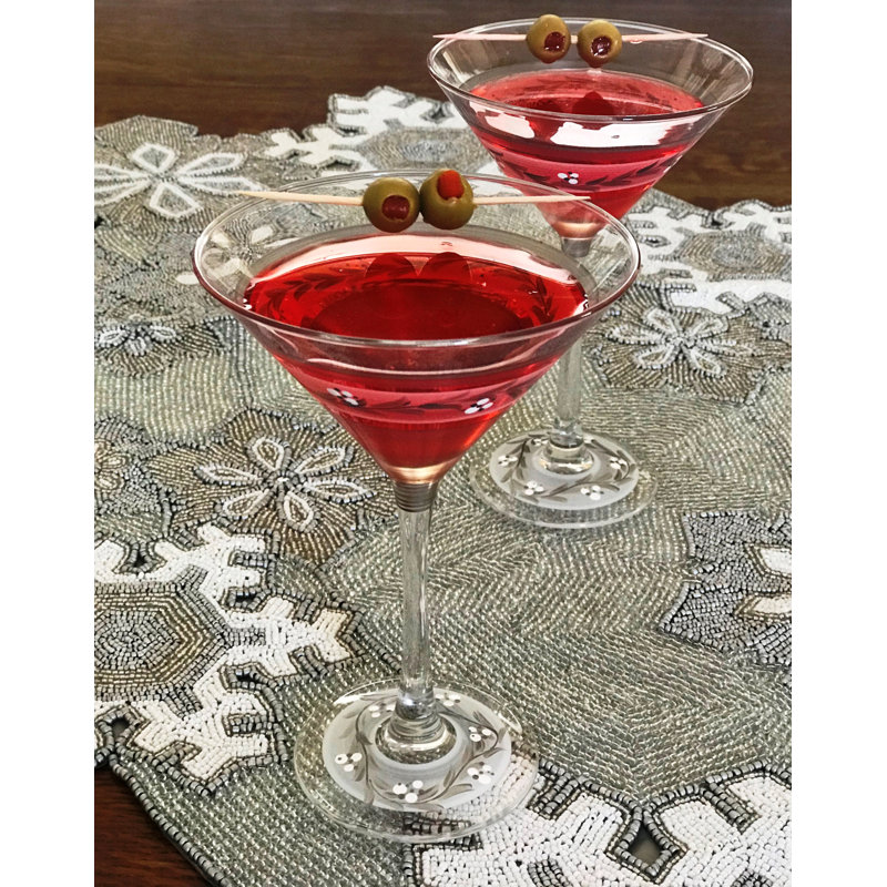 Pewter Vine 9 oz. Martini Glass