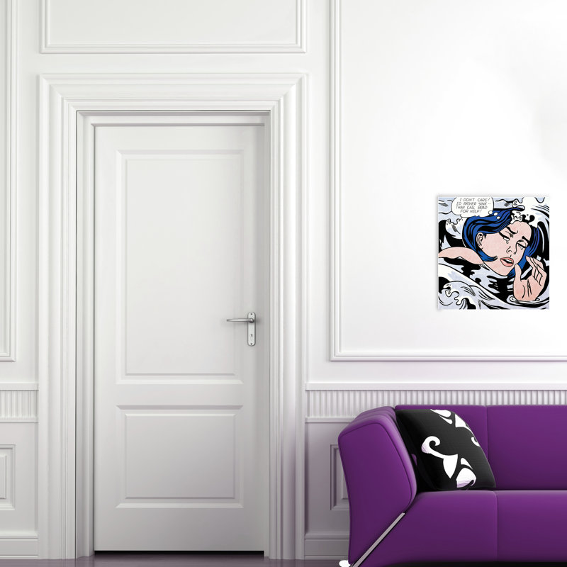 Roy Lichtenstein - No Frame Print on Wood