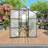 Newly Marketed Gain Height Windproofaluminum Greenhouse 6X10 FT Polycarbonate Greenhouse Raised Base And Anchor Aluminum Heavy Duty Walk-In Greenhouses For Outdoor Backyard In All Season-125343864-125343871