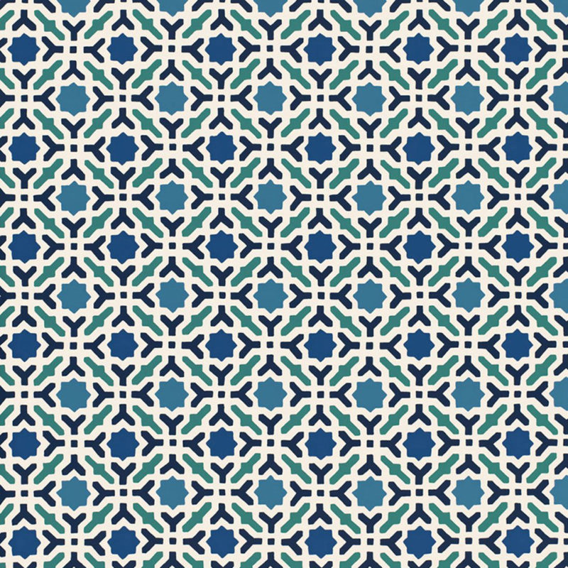 Serallo Mosaic Wallpaper, Aegean