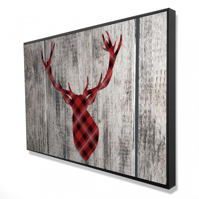 «Wood And Deer» sur toile