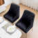 Chaise parsons en velours Springport