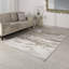 Aurora AU17 Linea Metallic Beige Area Rug-36382511