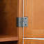 Armoire de rangement élégante à 8 portes avec 4 tablettes - Améliorez le style de votre maison en chêne pour ajouter une touche d'élégance à