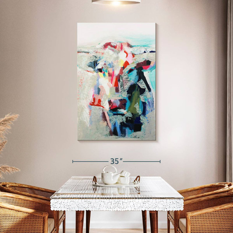 Brampt Cow Painting II, 48" H x 32" W