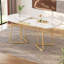 Aeris 140 cm Extendable Oval Dining Table with Steel Base