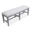 Banc rembourré gris-1625532351