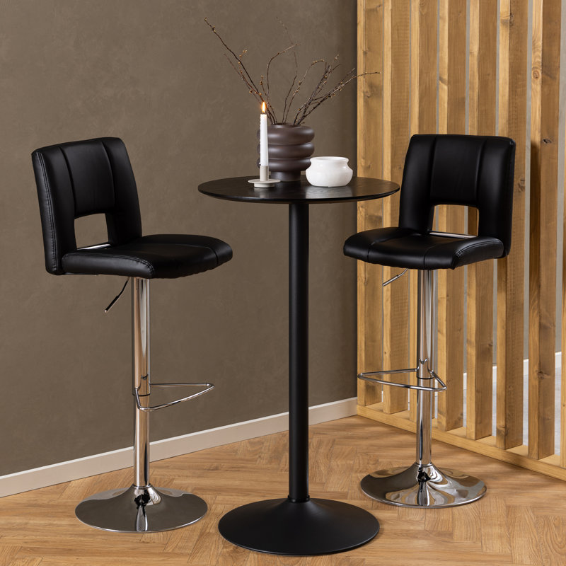 Barrault Round Metal Base Dining Table