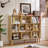 10 Cube Bookshelf,3 Tier Modern Wide Bookcase With Legs,Mid-Century Wood Bookshelves Storage，Retro Large Book Case,Freestanding Organizer Display Shelf For Bedroom,Living Room,Office-2127432904-2127432908