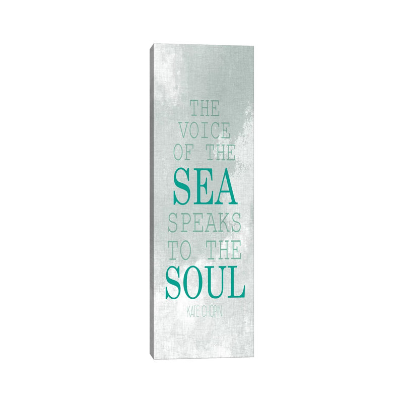 The Voice Of The Sea III by Kimberly Allen - Wrapped Canvas Panoramic Print, 30.48 cm H x 91.44 cm W