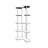 Elegant Floor Lamp, Black Craft Paper & MDF Body, 59.1 Inches Tall | PVC Cap, Socket Type: E 27 Max 40 W (Bulb Not Included) | Modern Design, Perfect for Living Room, Bedroom & Office, IP20 Rated-1146893447