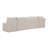 Gusella Slipcover Dining Banquette Beige 121In-127271404-127271397