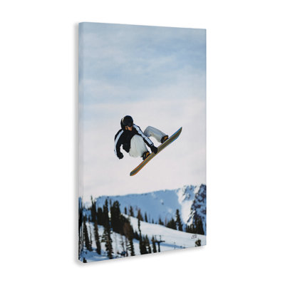  Snowboarder Air Tricks Canvas Wall Art by Max Blakesberg Studios