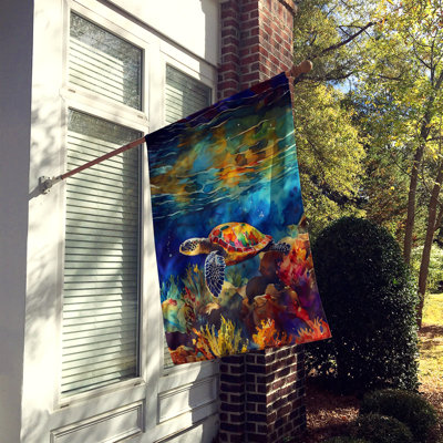 Drapeau de maison en polyester à double face H 40 po x l 28 po